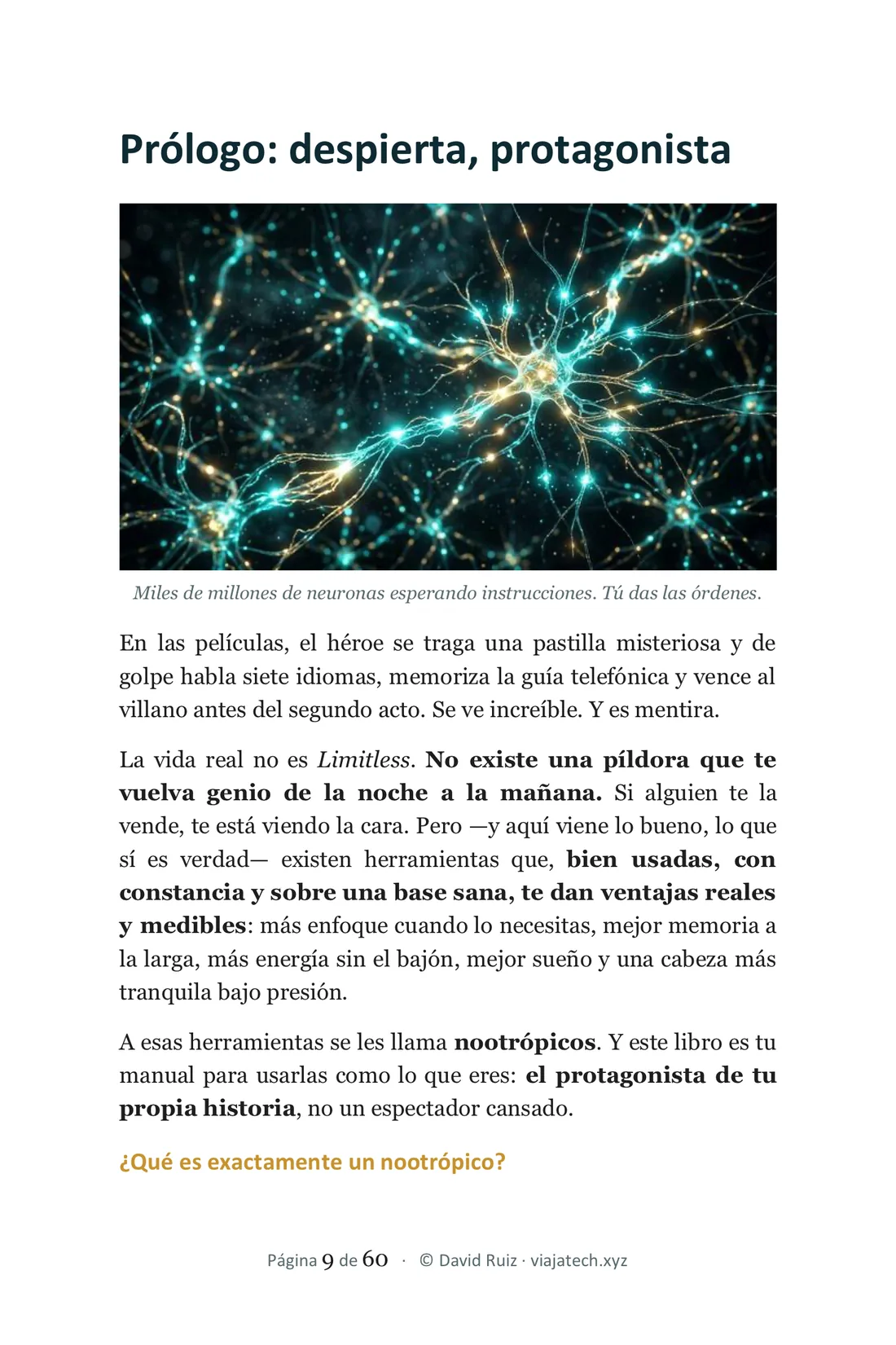 Cerebro Aumentado — Manual práctico de nootrópicos — Vista previa 1