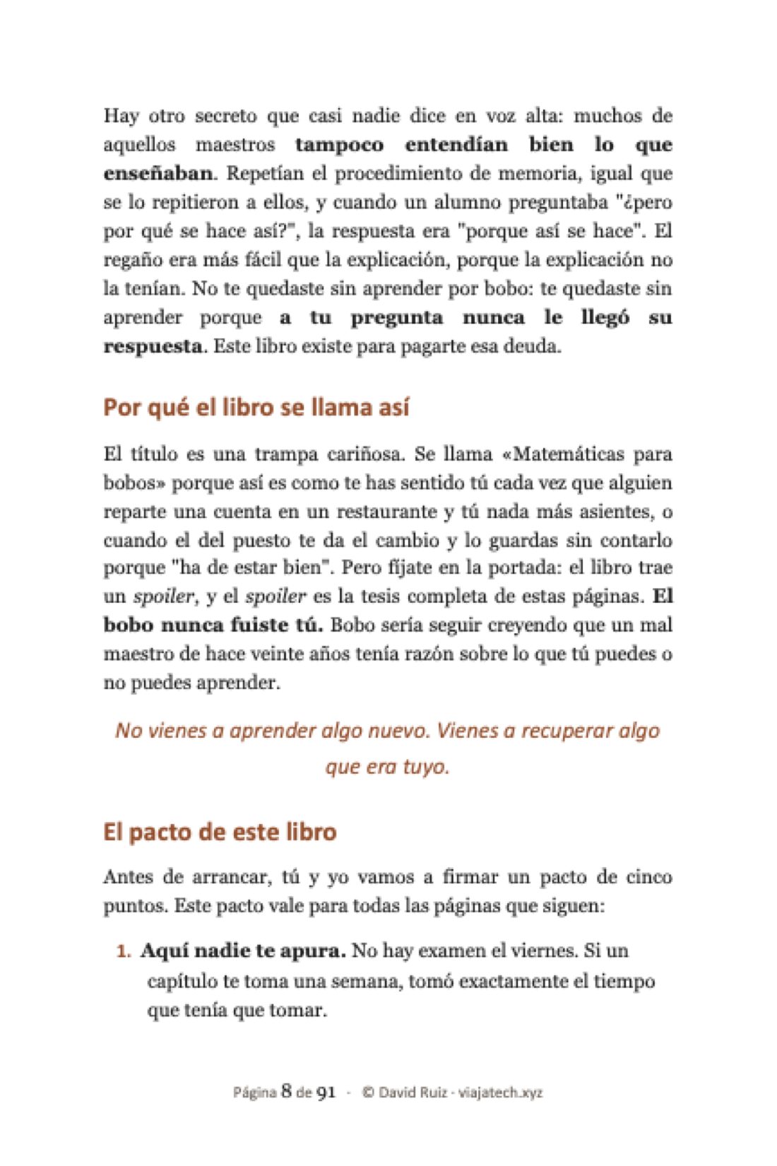 Matemáticas para Bobos — Las cuentas de la vida diaria, sin miedo y sin regaños — Vista previa 2